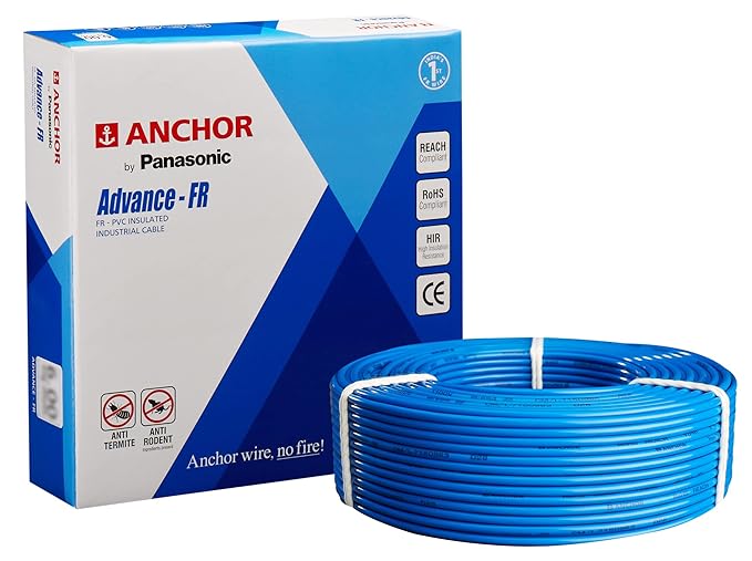 Anchor By Panasonic Advance FR Electrical wire 90 metres [16.00 sq. mm, Blue]